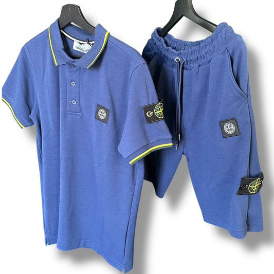 COMPLETO STONE ISLAND 2 PEZZI COLORE BLU