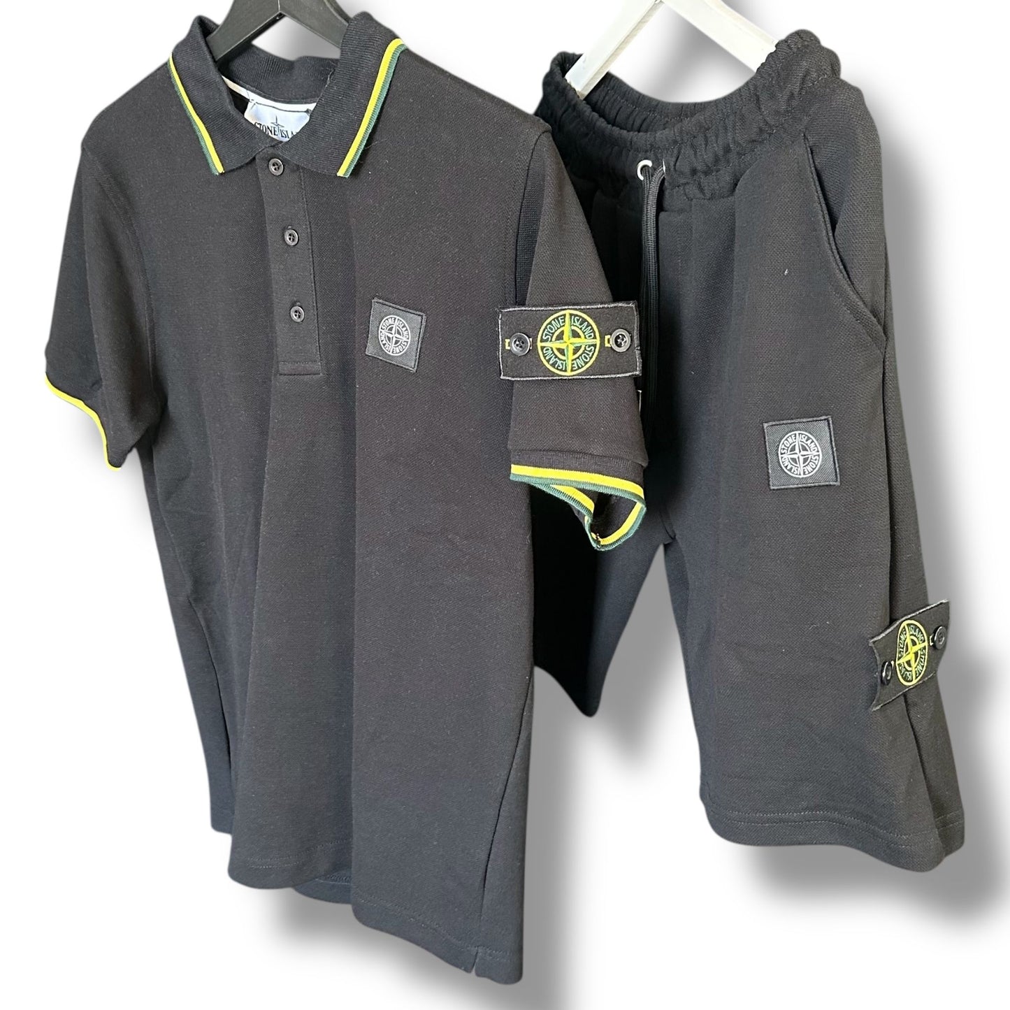 COMPLETO STONE ISLAND 2 PEZZI COLORE NERO