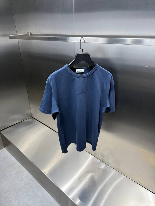 T SHIRT STONE ISLAND COLORE BLU
